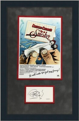 #ad Tommy Chong Cheech amp; Chong Up in Smoke signed custom framed display JSA $249.00