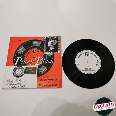 #ad charles mcmiram amp; richard mathews penny black 7quot; vinyl record very good cond GBP 8.99