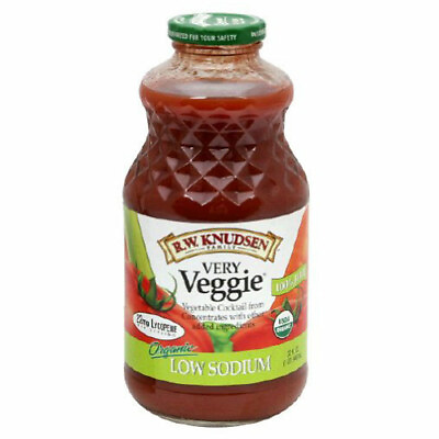 #ad Knudsen Organic Low Sodium Very Veggie Juice 32 Ounce 12 per case. $71.99