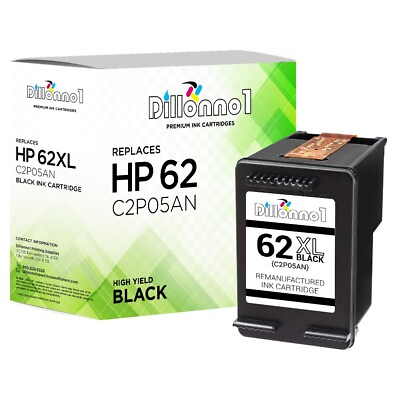 #ad For For HP 62XL Black Ink Cartridge C2P05AN for ENVY 5640 5642 5643 5644 $19.95