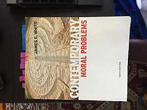 #ad Contemporary Moral Problems Paperback by White James E. Acceptable n $39.37