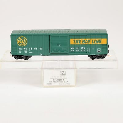#ad Micro Trains The Bay Line ASAB #7208 50#x27; Rib Side Single Door Box Car 25630 $24.99