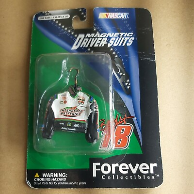 #ad 2003 nascar forever collectibles #18 Bobby Labonte mini magnetic used condition $10.55