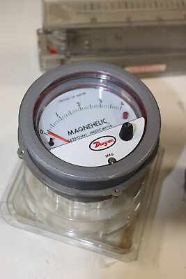 #ad NEW DWYER MAGNEHELIC 0 4 IN OF WATER PRESSURE GAUGE $35.00