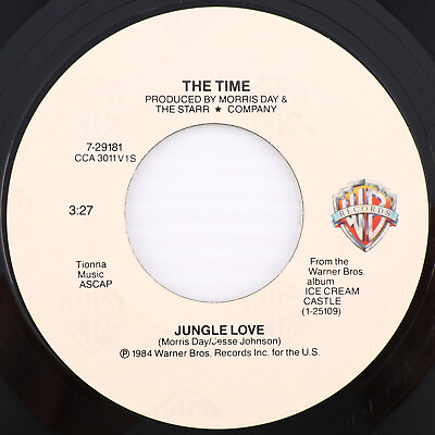 #ad The Time – Jungle Love Oh Baby 1984 45 rpm Single Allied Pressing 7 29181 $6.83