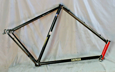 #ad 1989 Sanwa Vintage Touring Road Bike 62cm X Large Lugged Steel Fast USA Shipper $169.99