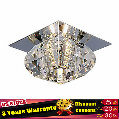 #ad Modern LED Chandelier Crystal Ceiling Pendant Lamp Light Fixture for Home Decor $20.00