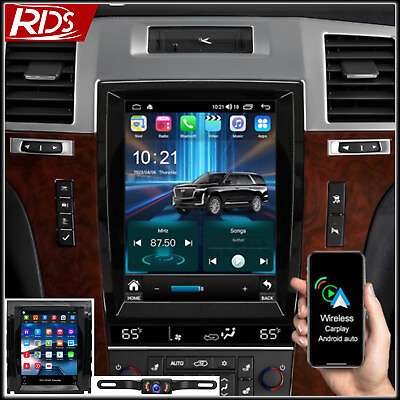 #ad For Cadillac Escalade 2007 2014 Android 12 Carplay Car Stereo Radio GPS NAVI BT $188.71