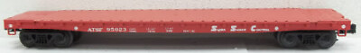 #ad Weaver 95023 O ATamp;SF Flatcar 3 Rail EX $23.99