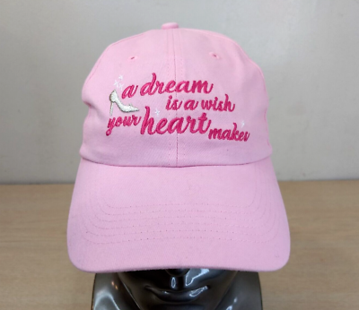 #ad CINDERELLA A DREAM IS A WISH YOUR HEART MAKES STRAPBACK BASEBALL HAT CAP DISNEY $19.99