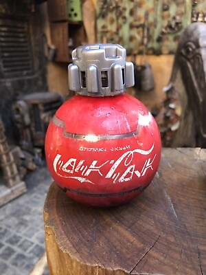 #ad EMPTY Disney Coca Cola Coke Star Wars Galaxy Edge Bottle Thermal Detonator $6.99