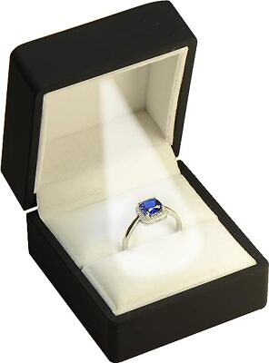 #ad Caja de anillo con luz LED para propuesta de compromiso de boda $11.98