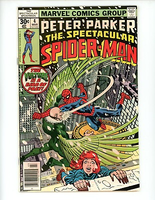 #ad Spectacular Spider Man #4 Comic Book 1977 NM Marvel Comics Vulture $9.99