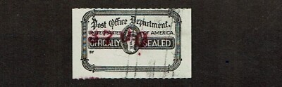 #ad 1919 U.S. POST OFFICE OFFICIAL SEAL Sc#OX23 Used See Note* $1.95