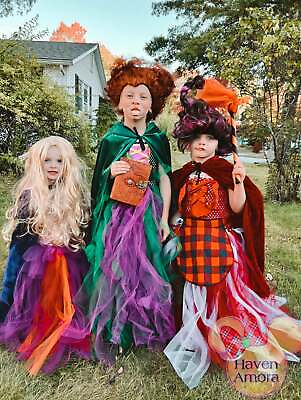#ad Hocus Pocus Sisters Set Toddlers Girls Winifred Sarah Mary $49.99
