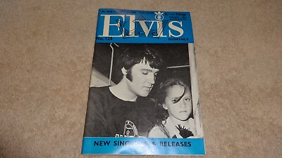 #ad Elvis Presley Monthly 10th Year # 125 Jun 1970 U.K Publication Magazine 68 Pages $8.10