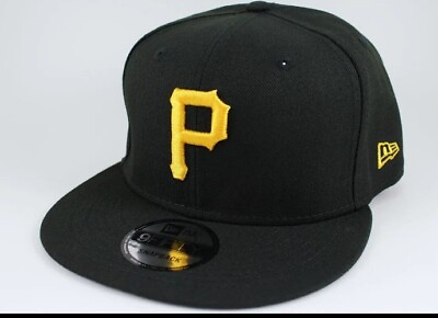 #ad NEW ERA 9FIFTY BASIC SNAPBACK HAT CAP MLB PITTSBURGH PIRATES BLACK GOLD ADULT $18.99