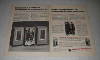#ad 1966 Allen Bradley Bulletin 609 Manual Starter Ad $19.99