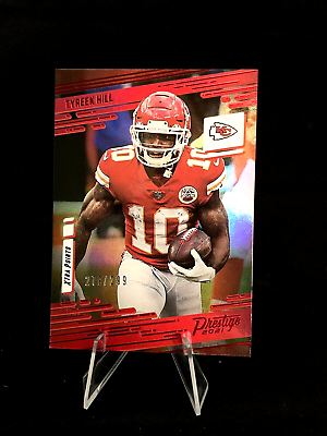 #ad Tyreek Hill 2021 Prestige Red Parallel #’d 299 Dolphins Chiefs Short Print $3.99