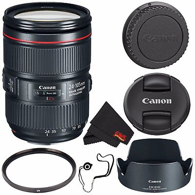 #ad Canon EF 24 105mm f 4L is II USM Lens 77mm UV Filter $944.95