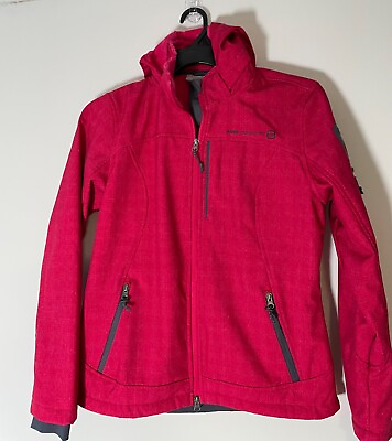 #ad FREE COUNTRY WATER amp; WIND RESISTANT PINK Lined JACKET WOMENS SIZE M #112 $15.00