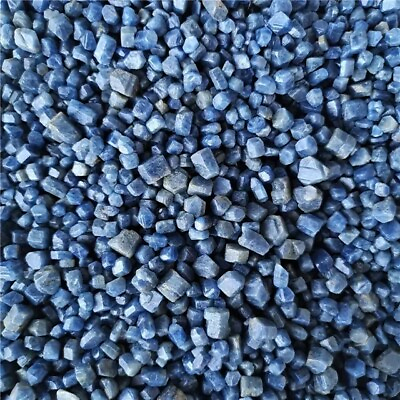 #ad #ad 50g Bulk Rough Natural Blue Sapphire Corundum Crystal Healing Specimen 5 10 mm $18.15