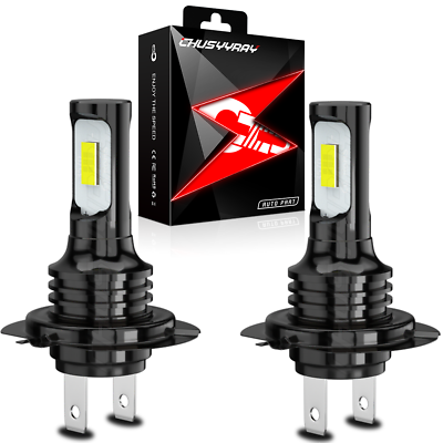 #ad H7 LED Headlight 80W 4000LM Bulbs 6500K Super Bright High Low Dual Beam $24.99