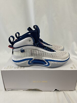 #ad Nike Air Jordan XXXVI 36 PE Jayson Tatum Blue Global Game DJ4484 100 Size 10.5 $199.99
