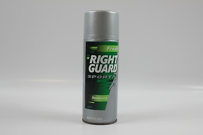 #ad Vintage Gillette Right Guard Sport Fresh Scent Spray Deodorant 10 Oz Silver Can $24.99