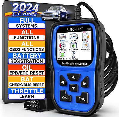 #ad AUTOPHIX 5600 OBD2 Scanner ABS SRS EPB Code Reader All System Diagnostic Tool $49.00