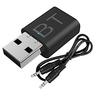 #ad Bluetooth 5.0 Audio Receiver USB 3.5mm AUX Adapter Car TV PC Speaker $3.79