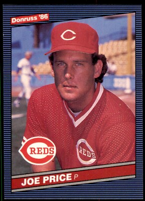 #ad 1986 Donruss Joe Price Baseball Cards #506 $1.85
