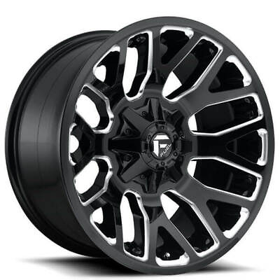 #ad 4 20x9 Fuel Wheels D623 Warrior Gloss Black Milled Off Road Rims B43 $1704.00