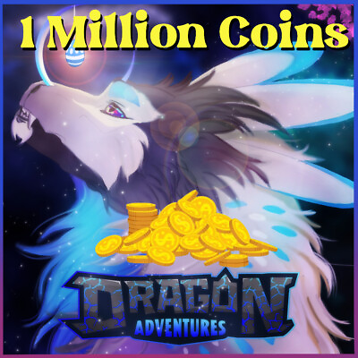 #ad 1 Million Coins Dragon Adventures 1M Coins DA ⚡Fast send ⚡ $6.99