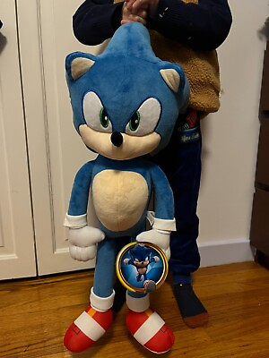 #ad Sonic The Hedgehog Movie 2 Plush XL 18quot; New With Tag $45.99