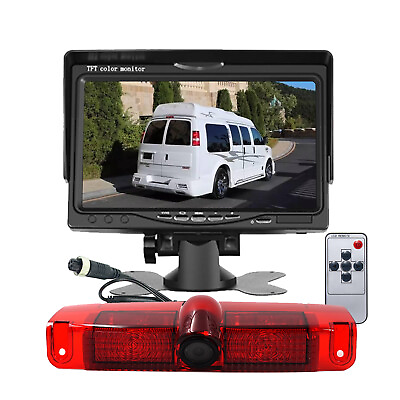 #ad 7quot; Monitor Brake light Backup Camera for Chevy Express GMC Savana Reversing view $119.55