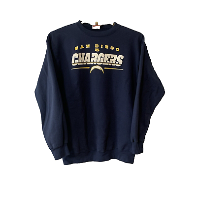 #ad Vintage NFL San Diego Chargers Sweatshirt Blue Sz XL ? $26.00