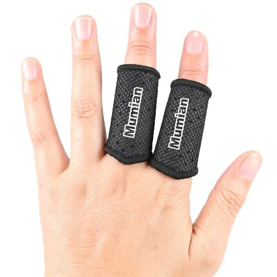 #ad Sports Elastic Finger Sleeves Support Thumb Brace Protector Breathable Elasti... $20.76
