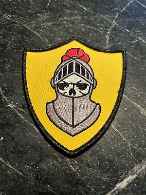 #ad Skull Knights Helmet Morale Tactical Velkro patch 4” Military Armament $29.80
