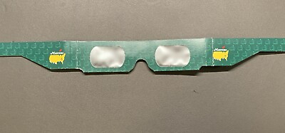 #ad 2024 ISO CE 12312 2 Certified Masters Golf Tournament Solar Eclipse Glasses $20.00