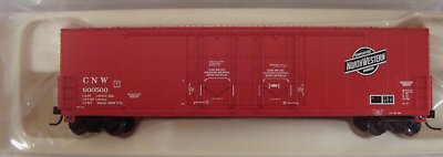 #ad N Scale ATLAS Evans 53#x27; DPD boxcar C amp; NW Rd # 600500 NEW $21.89