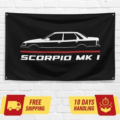 #ad For Ford Scorpio Mk I 1985 1994 Car Enthusiasts 3x5 ft Flag Banner Birthday Gift $17.95