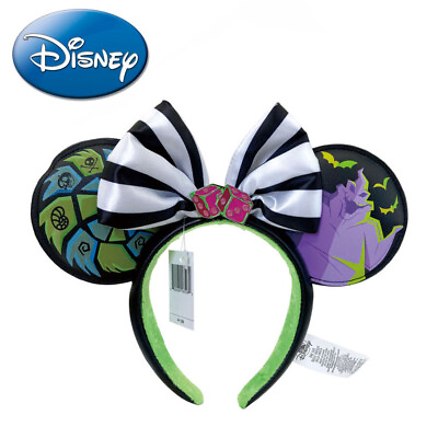 #ad Disney#x27;Park Oogie Boogie Bash Minnie Mouse 2024 Ears Glow In The Dark Headband $18.60