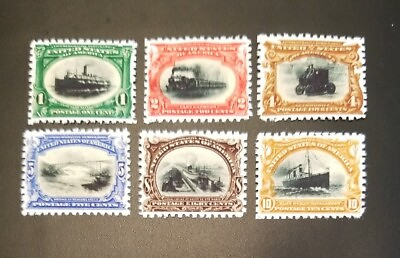 #ad US Stamps SC #294 299 1901 Pan American Expo Replica Stamp Set of 6 $5.99