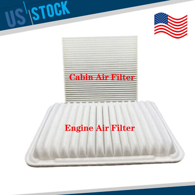 #ad CABIN amp; AIR FILTER COMBO FOR TOYOTA CAMRY 2.5L 2.4L ENGINE 2007 2017 17801 0H050 $9.99