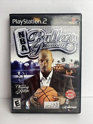 #ad Sony PlayStation 2 Midway NBA Ballers Phenom W Manual Damage CaseNo Bonus Disc $14.00