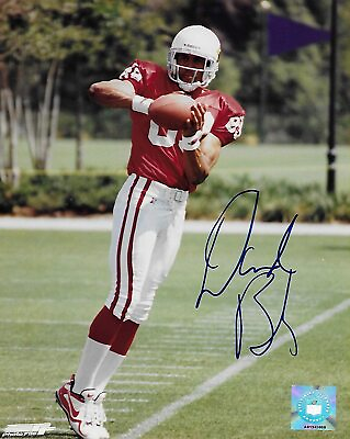 #ad David Boston signed autographed Arizona Cardinals football 8x10 photo COA $54.99