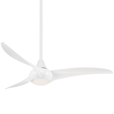 #ad #ad Minka Aire Light Wave LED 52quot; Ceiling Fan With Remote Control White $359.95