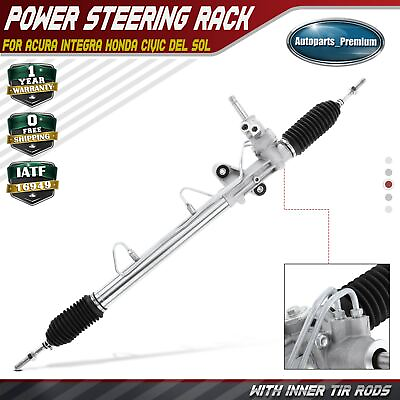 #ad 1x Power Steering Rack and Pinion Assembly for Acura Integra Honda Civic del Sol $189.99