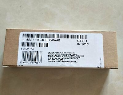 #ad 6ES7193 4CE00 0AA0 Siemens Terminal Module NEW IN BOX Expedited Shipping#HT $379.05